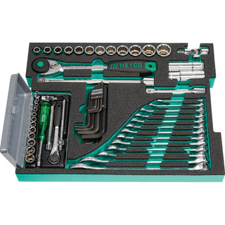 Heyco 00067800182 Tool set for L-Boxx, module 1, 65 pcs