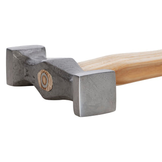 Picard 0016601-0375 Square Planishing Hammer with Ash Handle, 375g