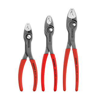 Knipex 00 20 06 US4 TwinGrip Pliers Set, Plastic Dipped, 6", 8", 10"