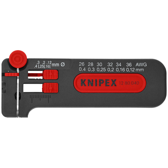 Knipex 12 80 040 SB 4" Mini Wire Stripper 26-36 AWG