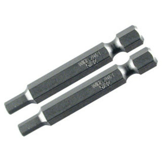 Wiha Tools 74382 7/64" x 50mm Hex Power Bit, 2 Pack