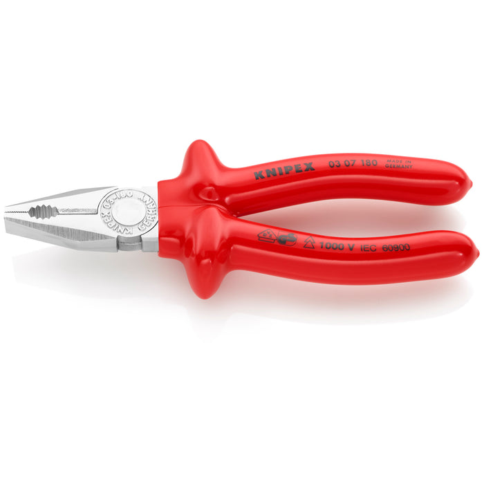 Knipex 03 07 180 7 1/4" Combination Pliers-1000V Insulated