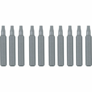 Wiha Tools 75666 T7 x 28mm System 4 TORX® Micro Bit, 10 Pack