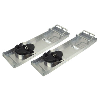 Kraft Tool CC150 31" x 8" Deluxe Heavy-Duty Stainless Steel Knee Boards (Pair)