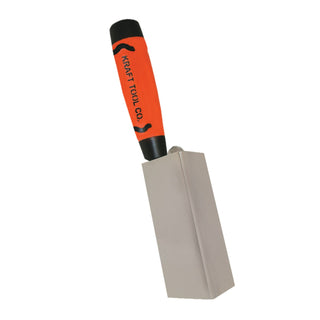 Kraft Tool PL582PF 3-1/8" x 1" Stainless Steel Inside Corner Trowel with ProForm Handle