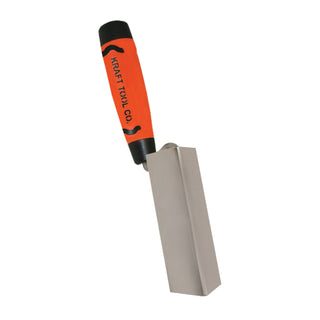 Kraft Tool PL581PF 3-1/8" x 3/4" Stainless Steel Inside Corner Trowel with ProForm Handle