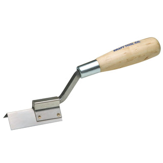 Kraft Tool PL508 3" x 2" EIFS Outside Corner Tool with Wood Handle