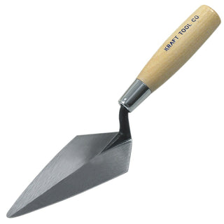 Kraft Tool GG427 6" x 2-3/4" Pointing Trowel with Wood Handle