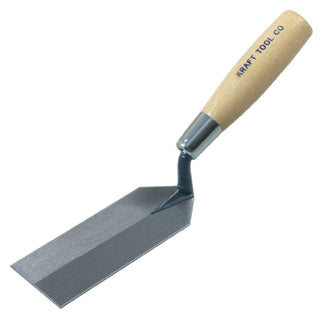 Kraft Tool GG434 6" x 2" Margin Trowel with Wood Handle