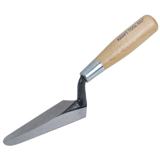 Kraft Tool GG445 5" x 1-3/4" Cross Joint Trowel with Wood Handle