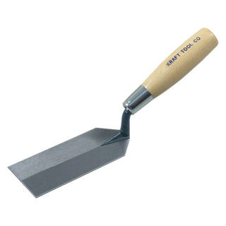 Kraft Tools AR431 5" x 1-1/2" Archaeology Margin Trowel with Wood Handle