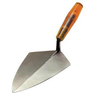 W. Rose RO1421-11 11” Wide Heel Brick Trowel with Plastic Handle