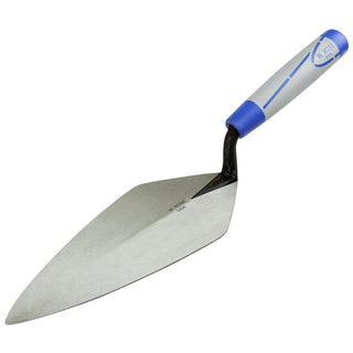 W.Rose RO116-10 1/2SH 10-1/2" Narrow London Brick Trowel with ProForm Soft Grip Handle