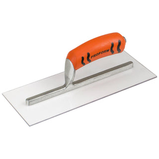 Kraft Tool PL658PF 11" x 4-1/2" Square End Plexi-Plastic Trowel with ProForm Handle