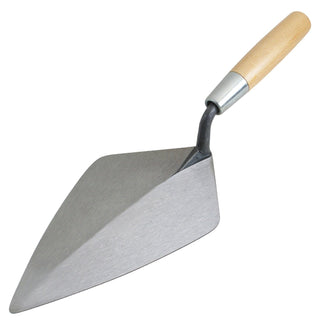 Kraft Tool BL772 12" Wide London Brick Trowel with Wood Handle