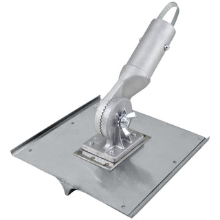 Kraft Tool CC030BT 10" x 10" 1/2"R, 3/4"D Stainless Steel Walking Seamer/Groover with Button Handle Socket