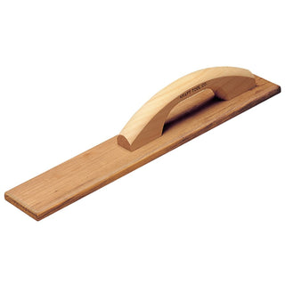 Kraft Tool CF269 18" x 3-1/4" Teakwood Hand Float with Wood Handle