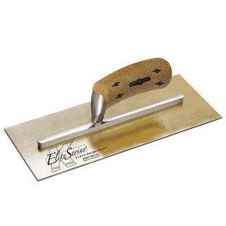 Kraft Tool DWE543K 14" x 5" Elite Series Five Star Golden Stainless Steel Drywall Trowel with Cork Handle