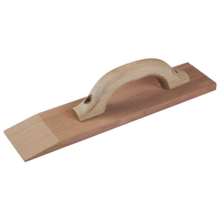 Sands Level & Tool SL528 15” x 3-1/2” Beveled Clear Redwood Float with Wood Handle