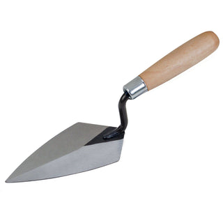 Kraft Tool HC423 Hi-Craft 7" Pointing Trowel with Wood Handle