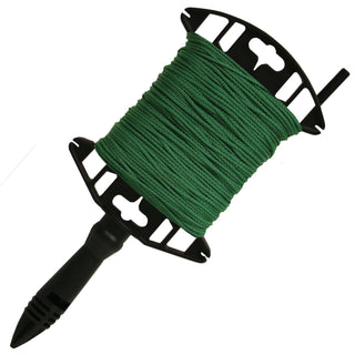 Kraft Tool BC327W Green Braided Nylon Mason's Line - 100' Utility Winder