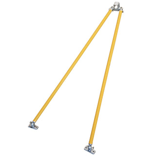 Gator Tools GF11416 12' x 1-1/2" x 3-1/2" Diamond XX Paving Screed Kit with Bracket, Out Riggers, & 3 Handles