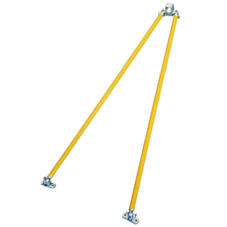 Gator Tools GF11415 10' x 1-1/2" x 3-1/2" Diamond XX Paving Screed Kit with Bracket, Out Riggers, & 3 Handles