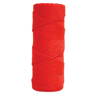 Kraft Tool BC334T Fluorescent Orange Braided Nylon Mason's Line - 250' Tube