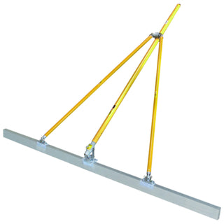 Gator Tools GF11414 Gator Tools 8' x 1-1/2" x 3-1/2" Diamond XX Paving Screed Kit with Bracket, Out Riggers, & 3 Handles