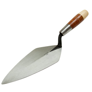 W.Rose RO316-9 1/2-PK2 9-1/2” Narrow London Brick Trowel with Leather Handle