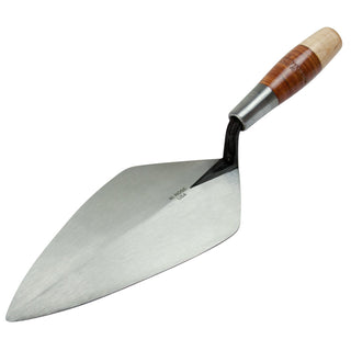 W. Rose RO312-11 1/2L 11-1/2" Limber Wide London Trowel with Leather Handle