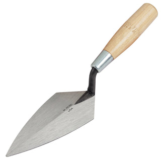 W.Rose RO50-5 5" x 2-1/2" Pointing Trowel with Wood Handle