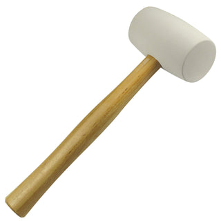 Kraft Tool FC551 White Rubber Mallet - 30 oz.