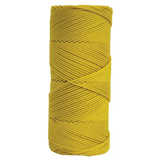 Kraft Tool BC338T Yellow Braided Nylon Mason's Line - 250' Tube