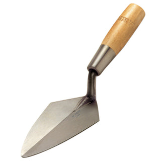 W.Rose RO50W 7” Brick Weight Large Tang Pointing Trowel with Wood Handle