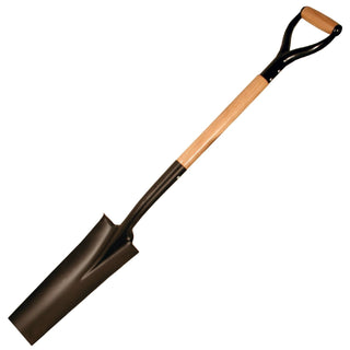 Kraft Tool GG867 Square Blade Drain Spade with 31 Inch "D" Handle