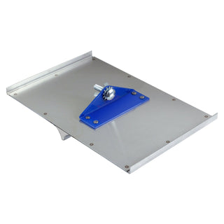 Kraft Tool CC759-01 8" x 12" 3/4"R, 7/8"D Stainless Steel Walking Groover (Full Top Plate)