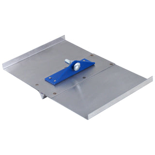 Kraft Tool CC759N-01 8" x 12" 3/4"R, 7/8"D Stainless Steel Walking Groover (Narrow Top Plate)