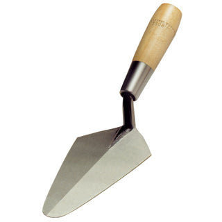 W. Rose RO74 7-1/2” Buttering Trowel with 5" Wood Handle