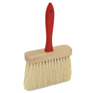 Kraft Tool BL526 6-1/2" x 2" Jumbo Utility Brush with Tampico Fiber Bristles and Red Wood Handle