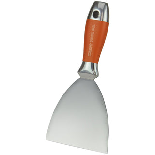 Kraft Tool DW729PFL Elite Series 4" All Stainless Steel Limber Joint Knife with Sure Grip Handle