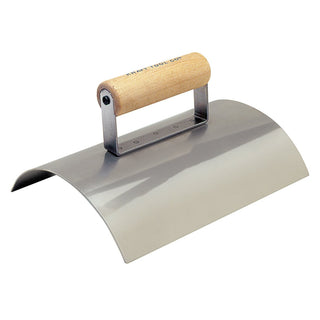 Kraft Tool CF521 9" x 9" Wall Capping Tool with Wood Handle (8" Wall)