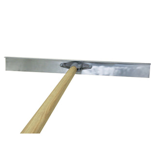 Kraft Tool GG875 30" Asphalt Placer Lute with Round to Square Wood Handle