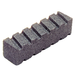 Kraft Tool CF462 6" x 2" x 2" Fluted Rub Brick - 20 Grit