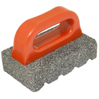 Kraft Tool CF283 6" x 3" x 1" Rub Brick with Handle - 20 Grit