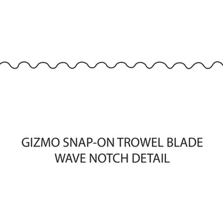 Superior Tile Cutter ST430 Gizmo Snap-On Trowel - 25° Wave Notch (10 Pack)