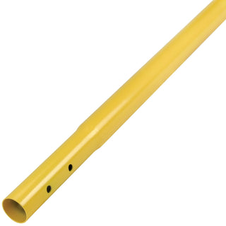 Gator Tools GF10341-PK3 6' Yellow Powder Coated Aluminum Swaged Button Handle - 1-3/4" Diameter