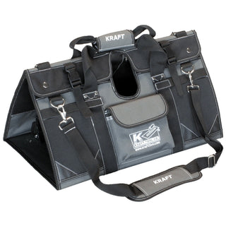 Kraft Tool CC1007 EZY-Tote Tool Carrier with 48" Square End Bull Float, Orbit-er Bracket, and (4) 6 Ft. 1-3/4" Button Handles