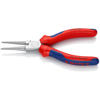 Knipex 30 35 160 6 1/4" Long Nose Pliers-Round Tips