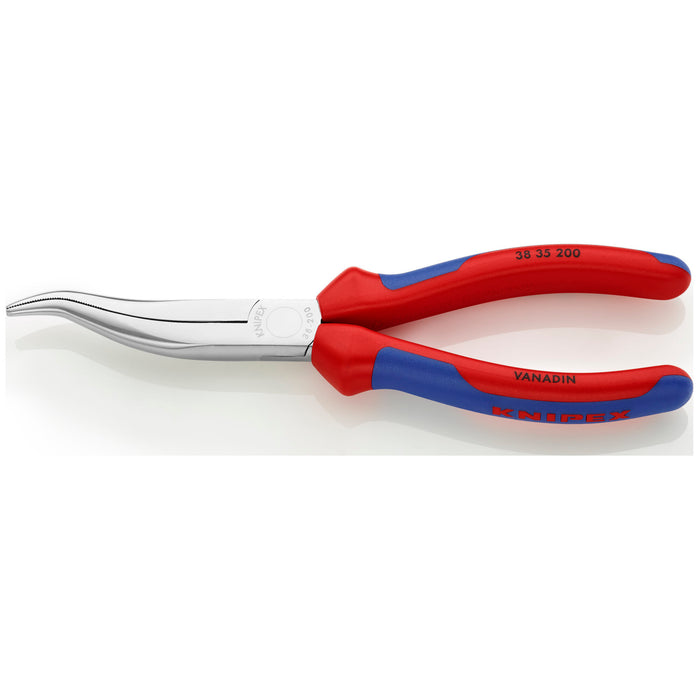 Knipex 38 35 200 8" Long Nose Pliers without Cutter-S Shape